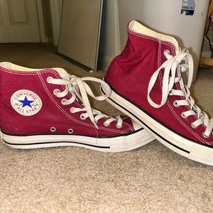 Chuck Taylor All Star Converse High Top Shoe - Maroon